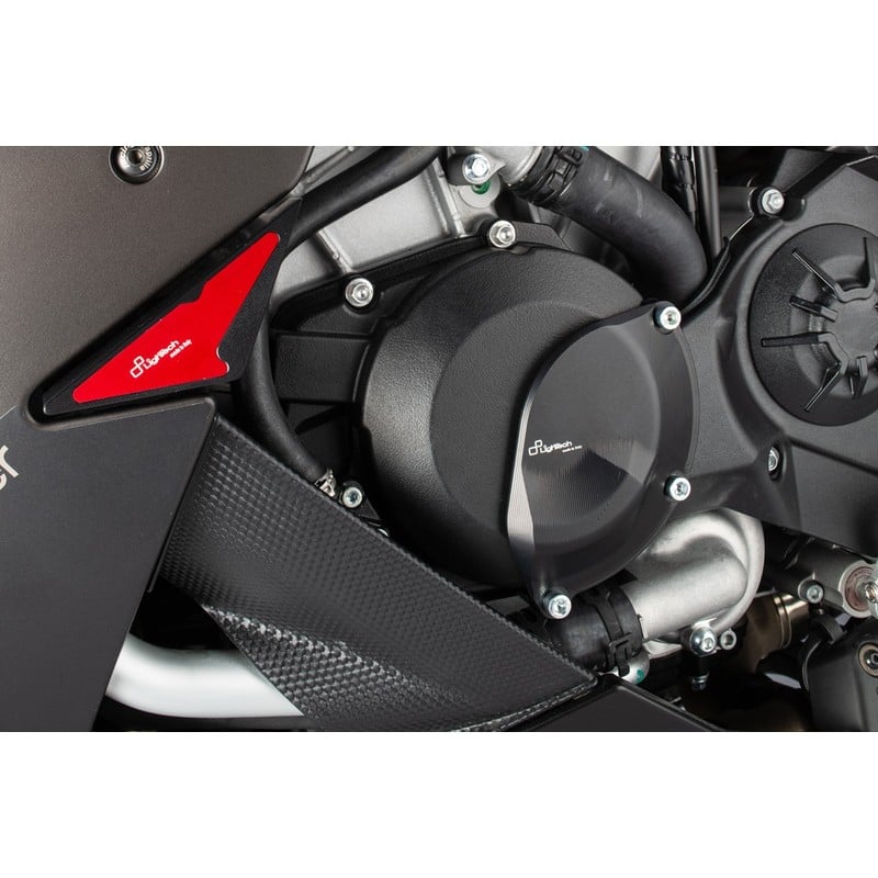 ECPAP001NER Aluminium-Schutzabdeckung für Lichtmaschine, linke Seite Aprilia RSV4 1100 Factory 2019+