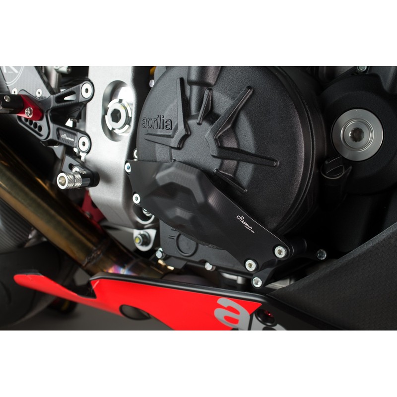 ECPAP002NER Couvercle de protection d'embrayage en aluminium côté droit Aprilia RSV4 1100 2021+ Ligh