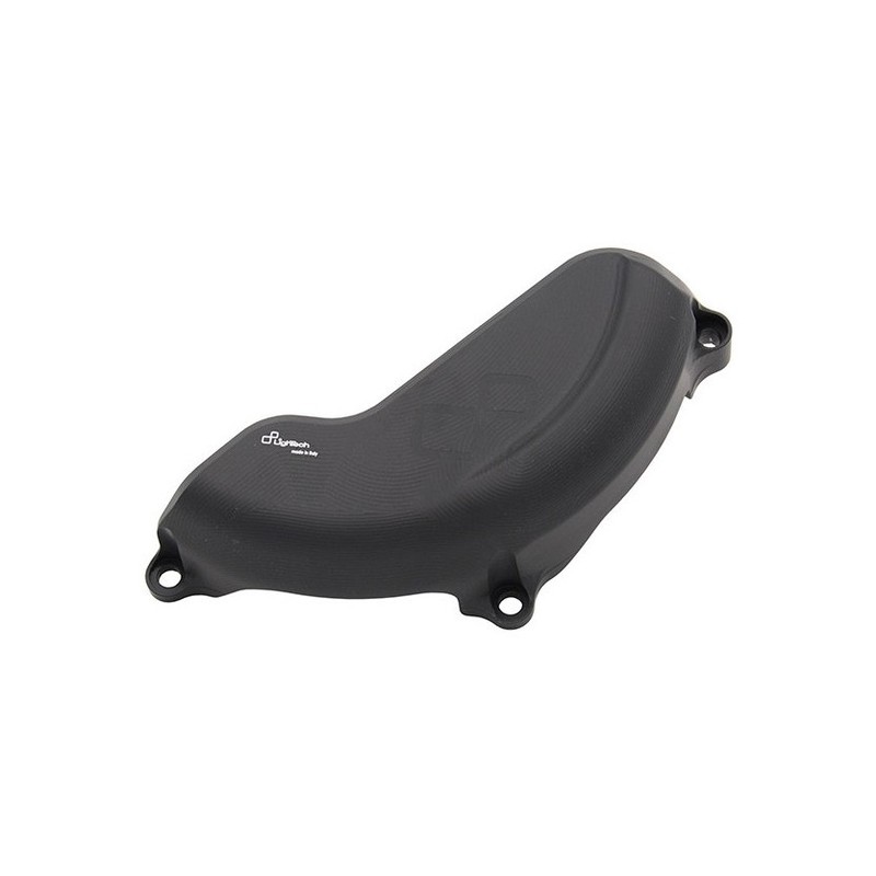 ECPDU006NER Cubierta protectora de aluminio para el embrague, lado derecho Ducati Panigale V4 2018+