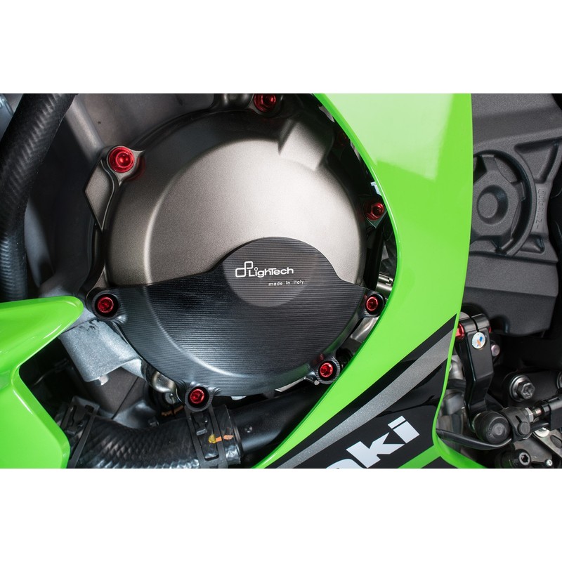 ECPKA002NER Protezione In Alluminio Copri Alternatore Lato Sinistro Kawasaki ZX10R 2011+ Lightech