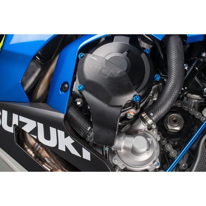 ECPSU006NER Protezione In Alluminio Copri Alternatore Lato Sinistro Suzuki GSX-R1000R 2017+ Lightech