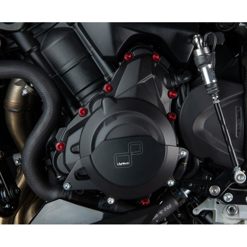ECPTR002NER Aluminium Protection Electric Cover Left Side Triumph Street Triple 765 S 2024+ Lightech