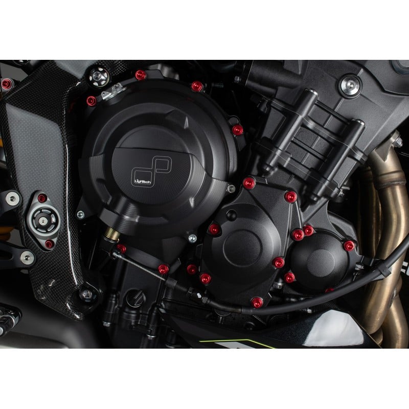 ECPTR003NER Aluminium-Schutzkupplungsabdeckung, rechte Seite Triumph Street Triple 765 S 2024+ Light