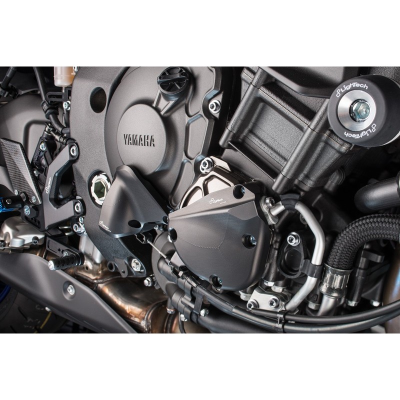 ECPYA006NER Protection de capot de pick-up en aluminium, côté droit Yamaha R1 2015+ Lightech