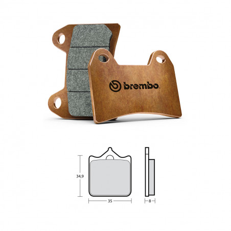 M478Z04 Z04 Brembo Racing M478Z04 brake pads 