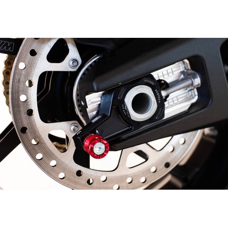 BTPS-11-01 Bloques tensa cadena con soportes de caballete Bmw M1000 XR