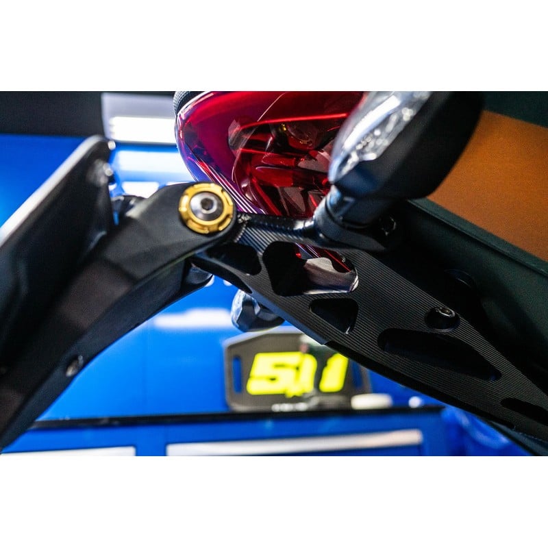 ESTR-0714 Support de plaque Triumph Speed Triple RR1200 21-25 Premium