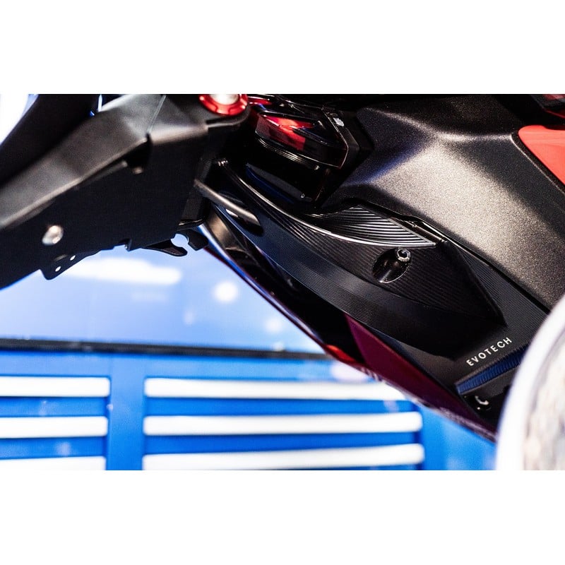 ESTR-0832 Portatarga Evotech regolabile Ducati Panigale Streetfighter V4/V2 25-26 Streetfighter V2/
