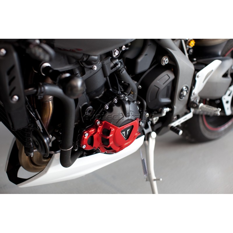PRO-0709-B Lewa osłona skrzyni korbowej alternatora Triumph Speed ​​​​Triple 16-17/ Speed ​​​​RS SPE