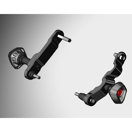 STDA-033 No-cut anti-shock frame sliders Honda CBR 650 E-clutch R 24-25