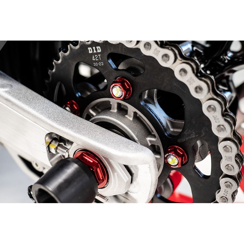 TBK5-035 Zestaw 5 nakrętek koronowych M10X1 DUCATI Hypermotard 698 Mono 24-26