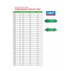 KITG-43Z Kit Paraolio-Parapolvere ZF SACHS 43 Verde Aprilia RSV4 RR Race Replica 2011-2015  SKF