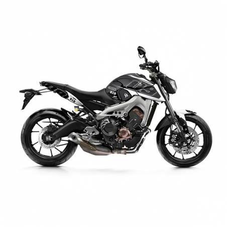 Kit Grafiche Nero-Bianco Yamaha Mt09 / Mt09 Abs 850 14/18