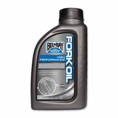 #FORKOIL2.5/5 OLIO FORCELLA Bel-Ray HIGH PERFORMANCE FORKOIL 1L 2.5W/5W  Bel-Ray
