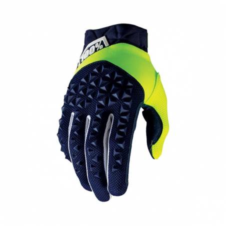 463051S GUANTI 100% AIRMATIC NAVY/FLUO YELLOW (S)  100%