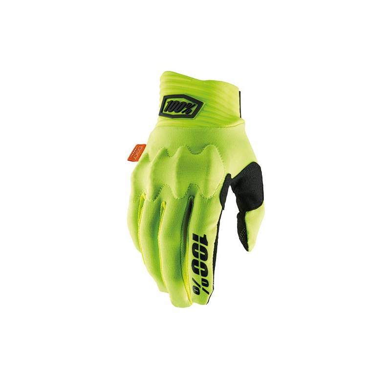 463052M GUANTI 100% COGNITO FLUO YELLOW/BLACK (M)  100%