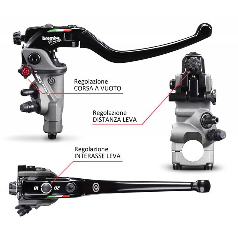 110C74010 Bomba de freno radial delantera Brembo Racing 19RCS Short Race DUCATI STREETFIGHTER 1100