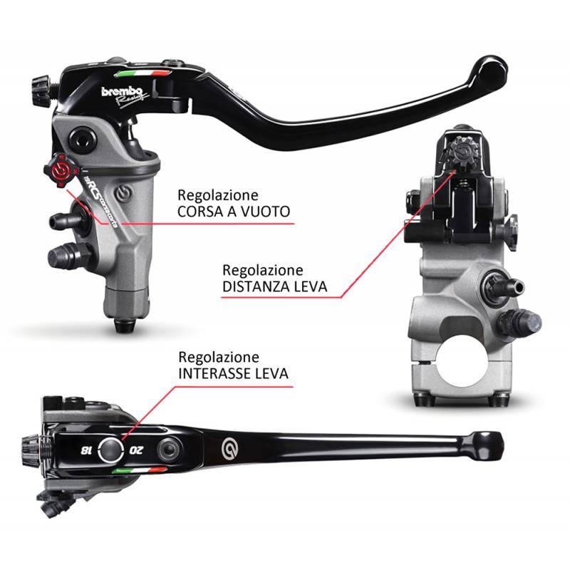 110C74010 Pompa Freno Radiale Anteriore Brembo Racing 19RCS Corsa Corta DUCATI MONSTER S4R 110C74010 Pompa Freno Radiale Anteriore Brembo Racing 19RCS Corsa Corta DUCATI MONSTER S4R