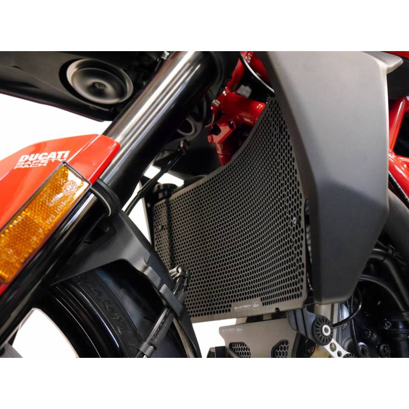 PRN011674-11 Ducati Hypermotard 950 Radiator Guard 2019+ 5056316616126 Evotech Performance
