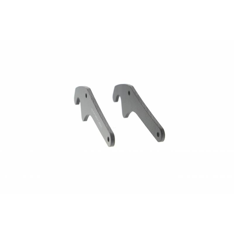 PRN012610-05 Yamaha FZ-10 de fibra de carbono estilo del GP caballete de placas 2017+ 5056316607315