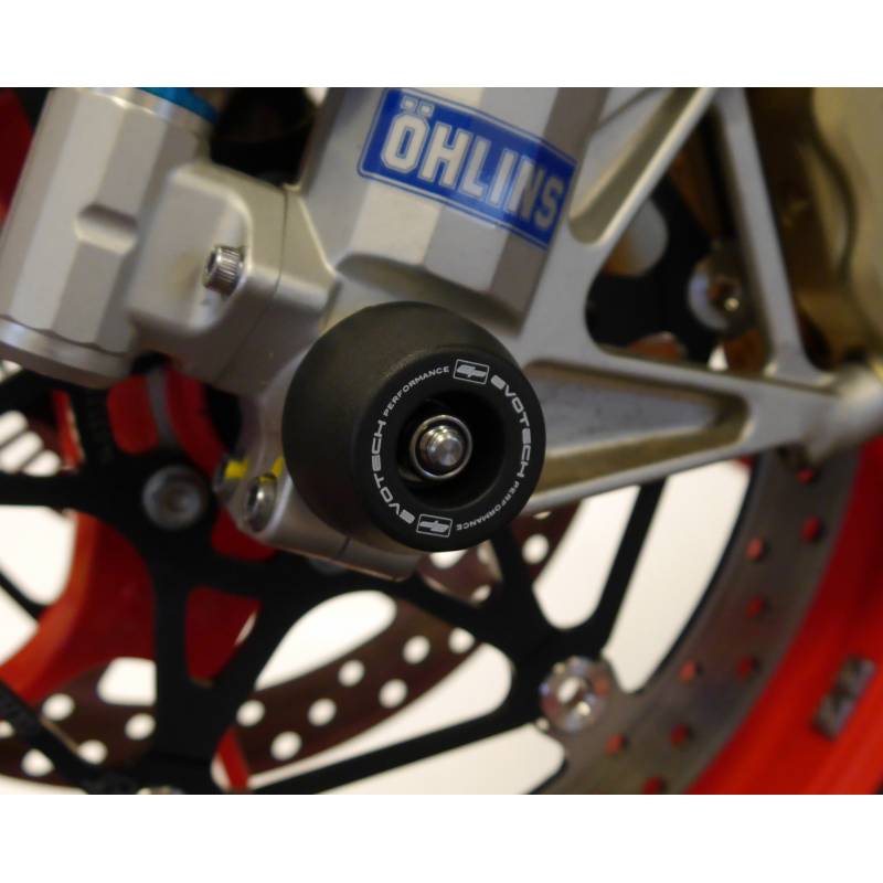 PRN012431-11 Front Spindle Bobbins - Aprilia Shiver SL 750 (2007-2017) 5056316604451