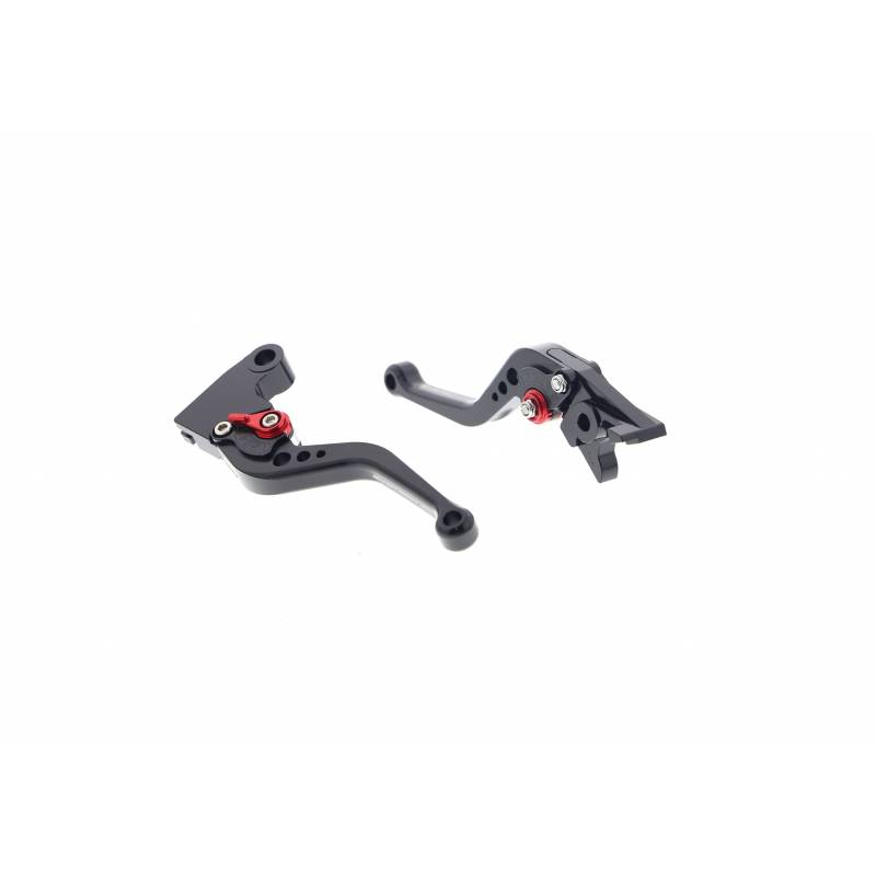 PRN002446-004290-08 Triumph Bonneville T100 Black Short Clutch and Brake Lever set 2017+