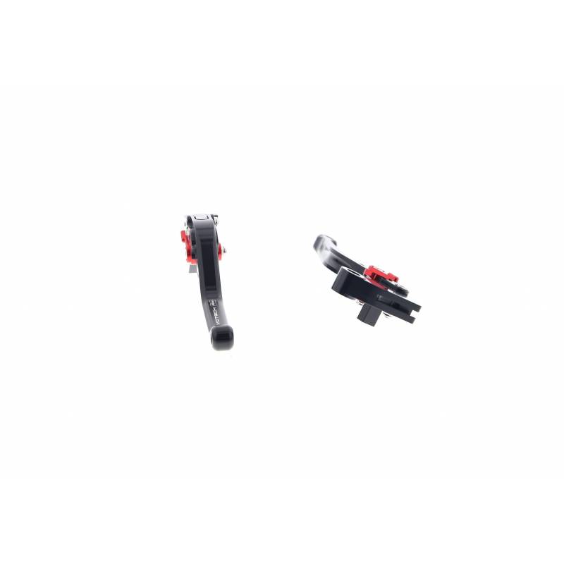 PRN002446-004290-08 Triumph Bonneville T100 Black Short Clutch and Brake Lever set 2017+