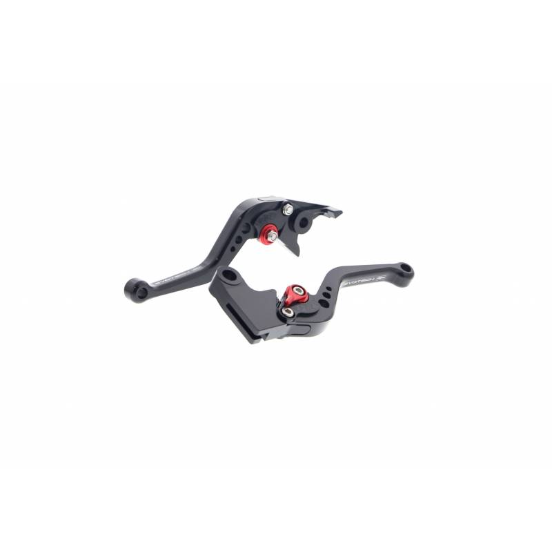 PRN002446-004290-08 Triumph Bonneville T100 Noir court et d'embrayage Levier de frein mis 2017+