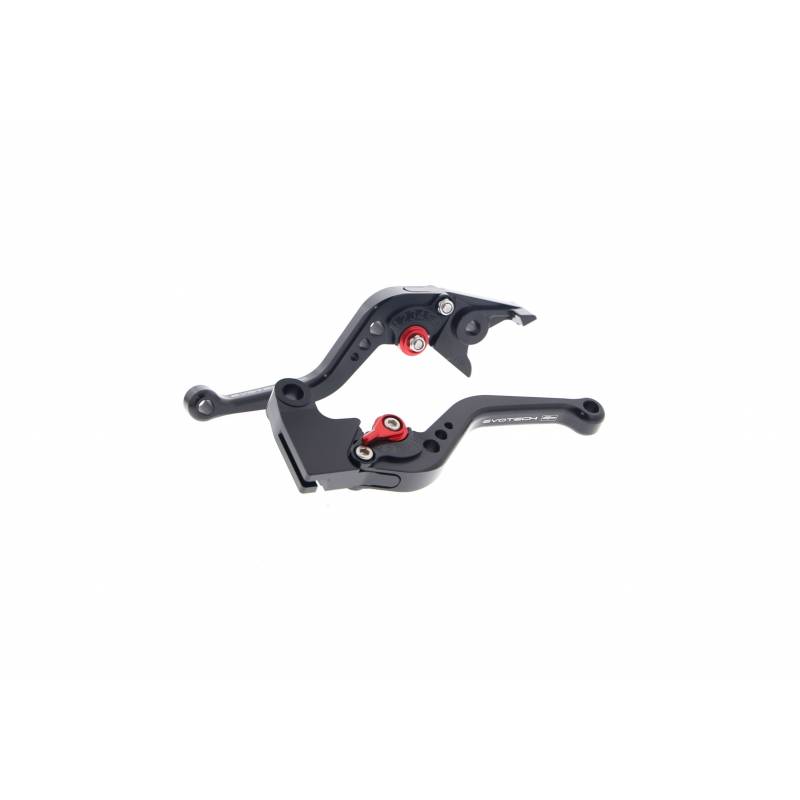 PRN002446-004290-08 Triumph Bonneville T100 Black Short Clutch and Brake Lever set 2017+