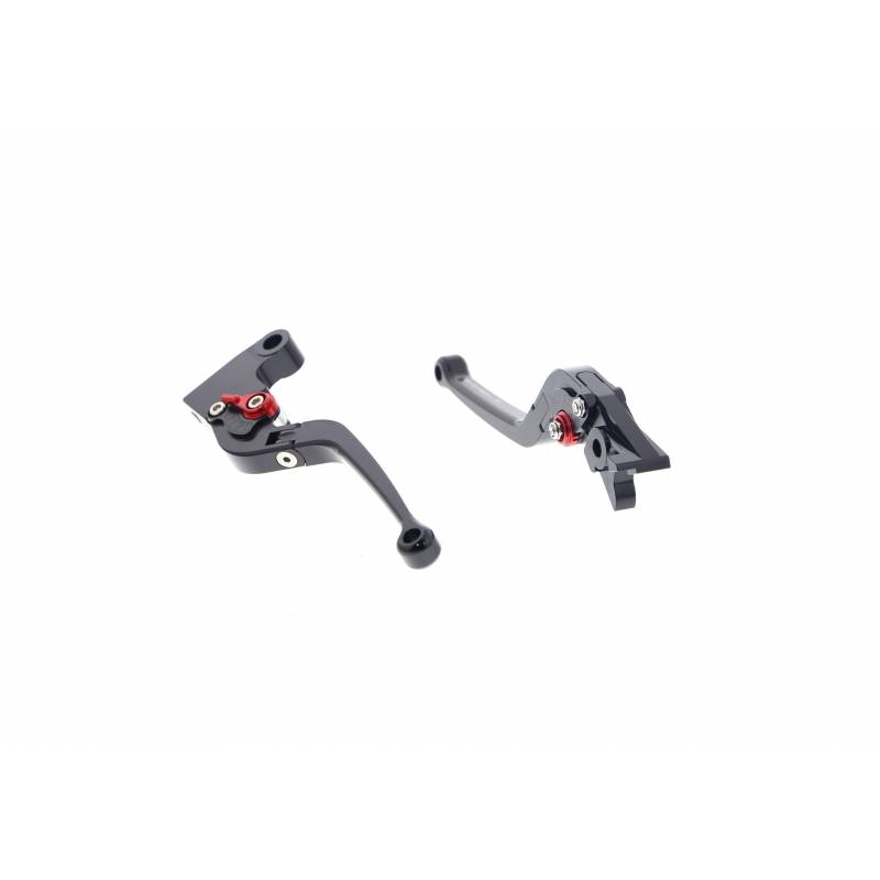 PRN002451-004289-21 Triumph Bonneville T100 nero pieghevole frizione e della leva del freno