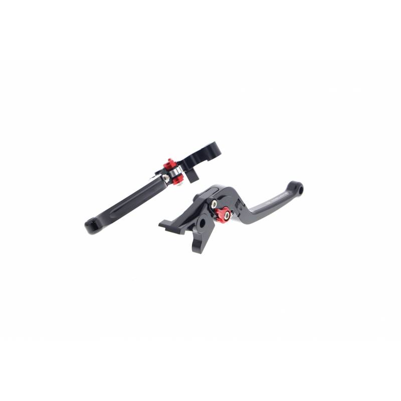 PRN002451-004289-21 Triumph Bonneville T100 Schwarz Folding Kupplungs- und Bremshebel eingestellt