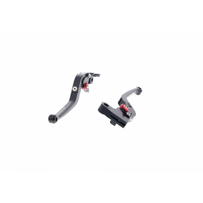 PRN002451-004289-21 Triumph Bonneville T100 nero pieghevole frizione e della leva del freno