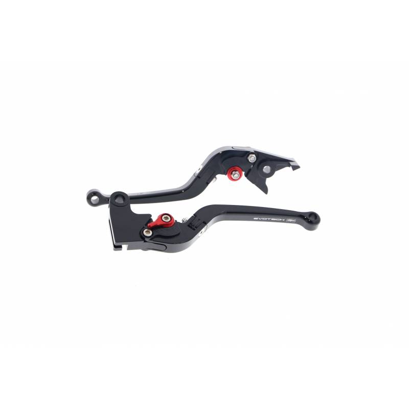 PRN002451-004289-21 Triumph Bonneville T100 Black Folding Clutch and Brake Lever set 2017+