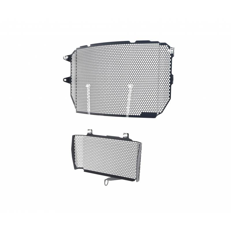 PRN013230-013231-02 Yamaha MT-10 SP Radiator Oil Cooler Guard Set 2016+ 5056316610995 Evotech