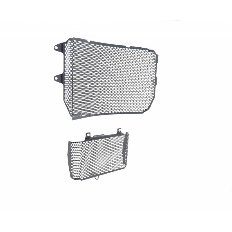 PRN013230-013231-02 Yamaha MT-10 SP Radiator Oil Cooler Guard Set 2016+ 5056316610995 Evotech