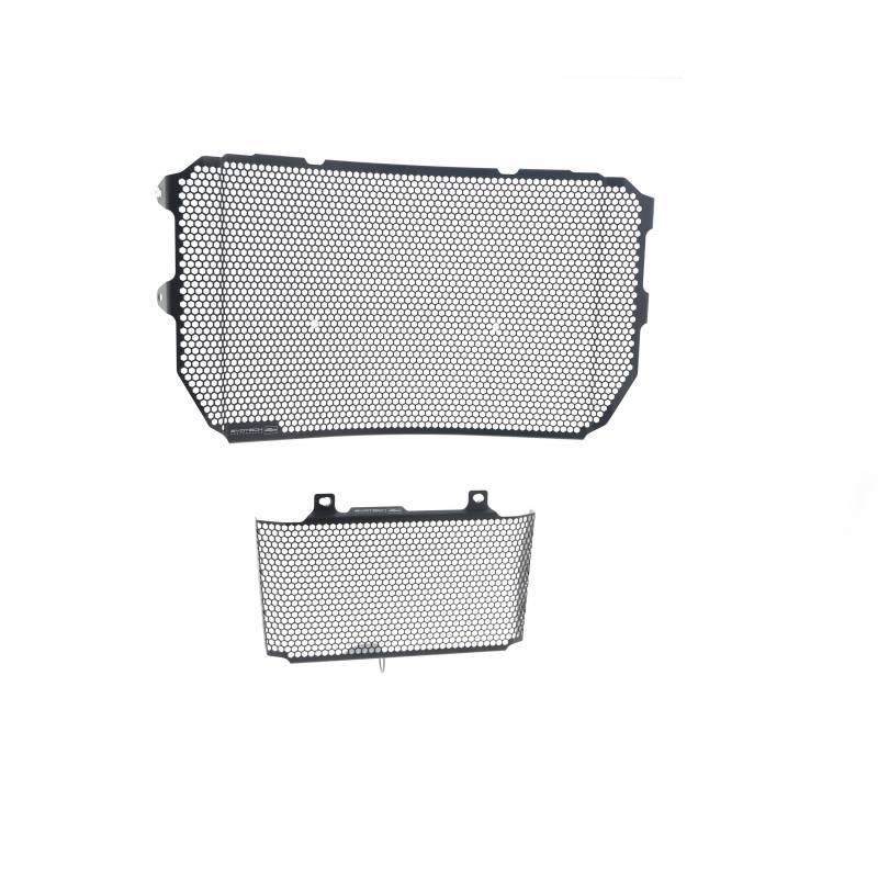 PRN013230-013231-02 Yamaha MT-10 SP Radiator Oil Cooler Guard Set 2016+ 5056316610995 Evotech