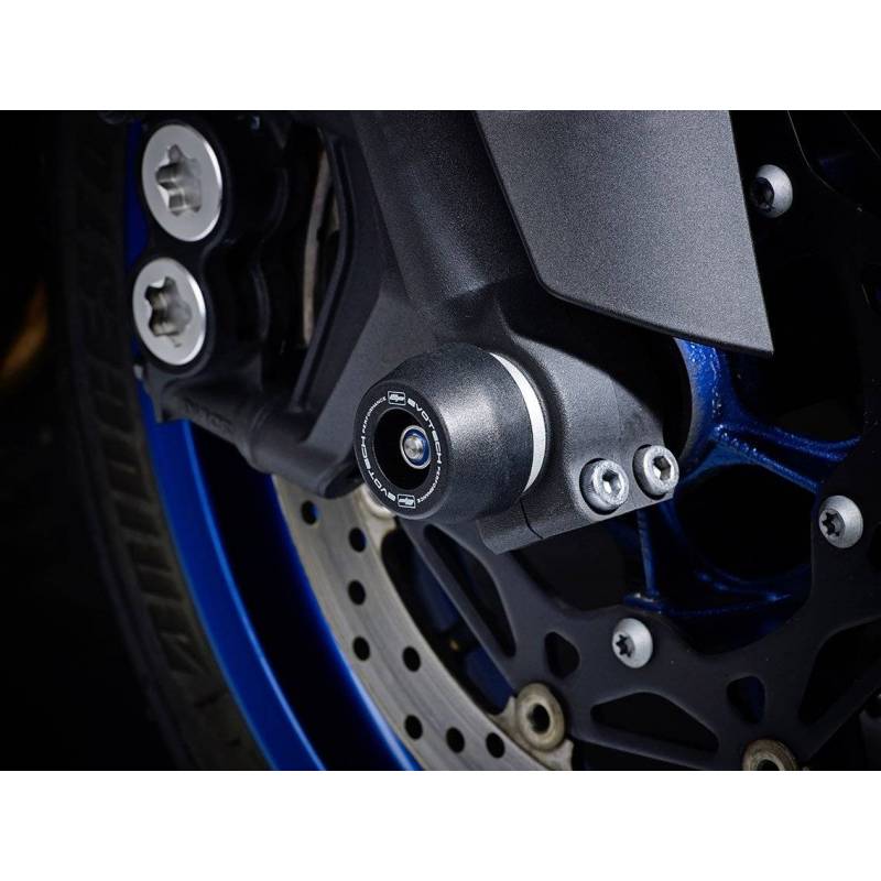 PRN012288-05 Front Spindle Bobbins - Yamaha MT-10 SP (2016+) 5056316603485 Evotech-performance