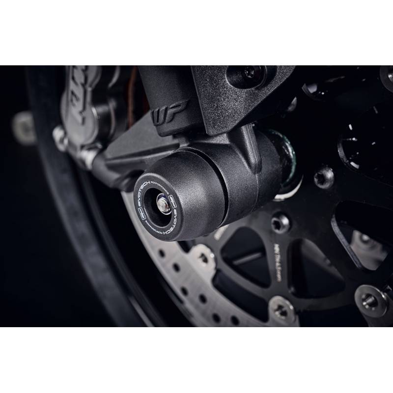 PRN012149-03 Front Spindle Bobbins - KTM 790 Duke (2018+) 5056316602327 Evotech-performance