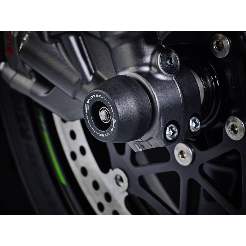 PRN012354-06 Front Spindle Bobbins - Kawasaki Ninja H2 SX Leistung (2018+) 5056316603805