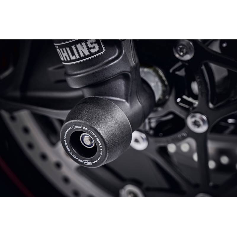 PRN013104-02 Front Spindle Bobbins - Triumph Speed??Triple RS (2018+) 5056316610124