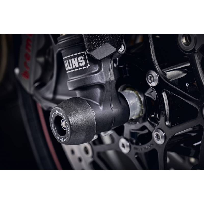 PRN013104-02 Front Spindle Bobbins - Triumph Speed??Triple RS (2018+) 5056316610124
