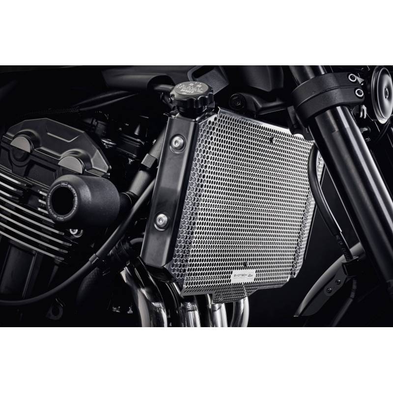 PRN013953-01 Kawasaki Z900RS Kühlerschutz 2018+ (Edelstahl) 5056316614726 Evotech-performance