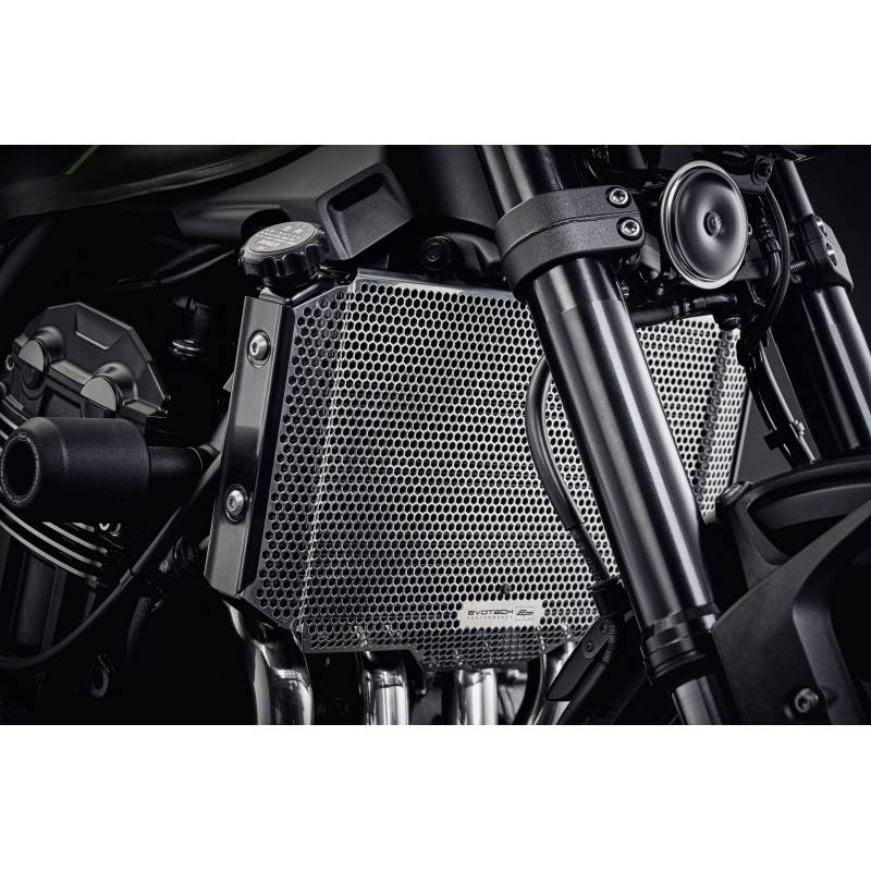 PRN013953-01 Kawasaki Z900RS Kühlerschutz 2018+ (Edelstahl) 5056316614726 Evotech-performance