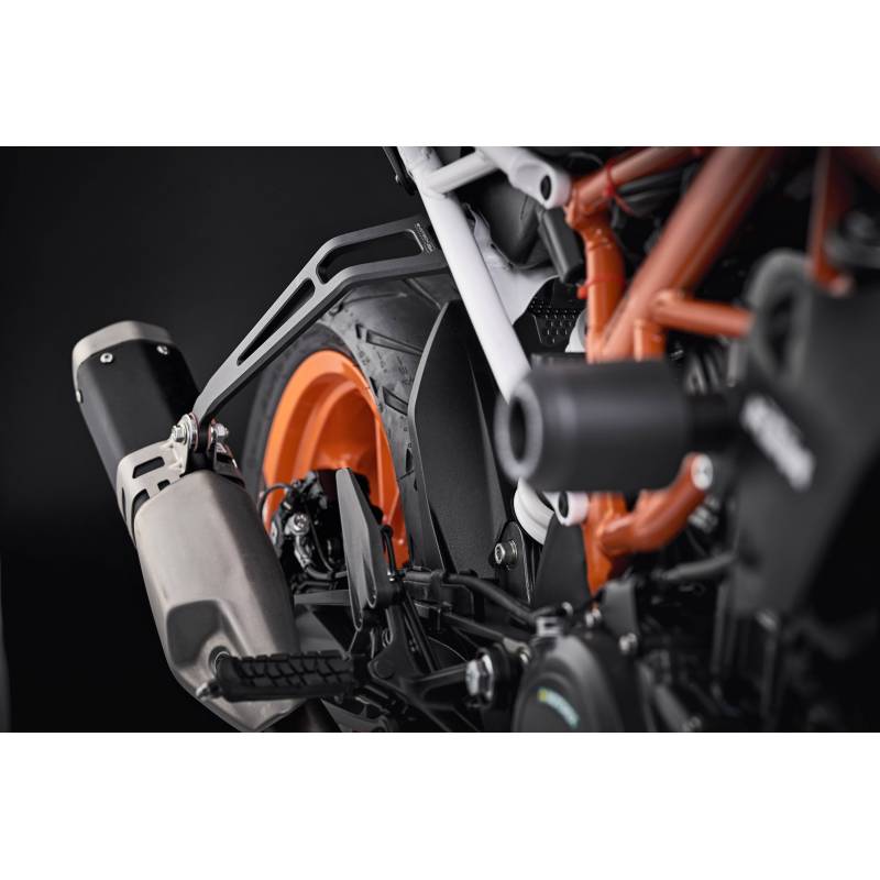 PRN013779-013780-01 KTM 390 Duke Exhaust Hanger & raddrizzatore Guardia Set 2017+ 5056316613736