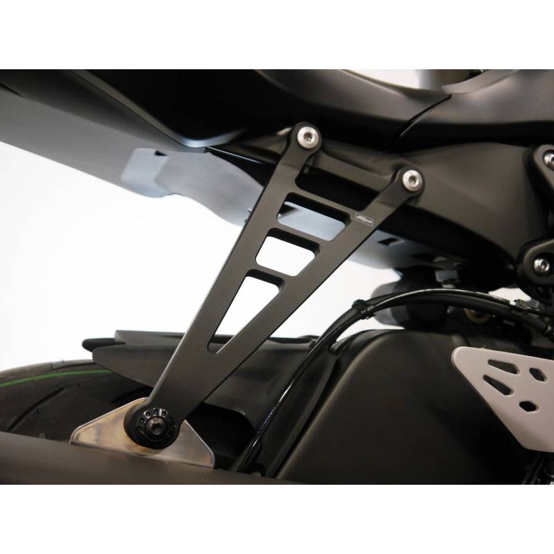 PRN006313-008394-02 Kawasaki ZX-10R Auspuff-Aufhänger / Blindplatte Kit 2008-2010 5060674245034