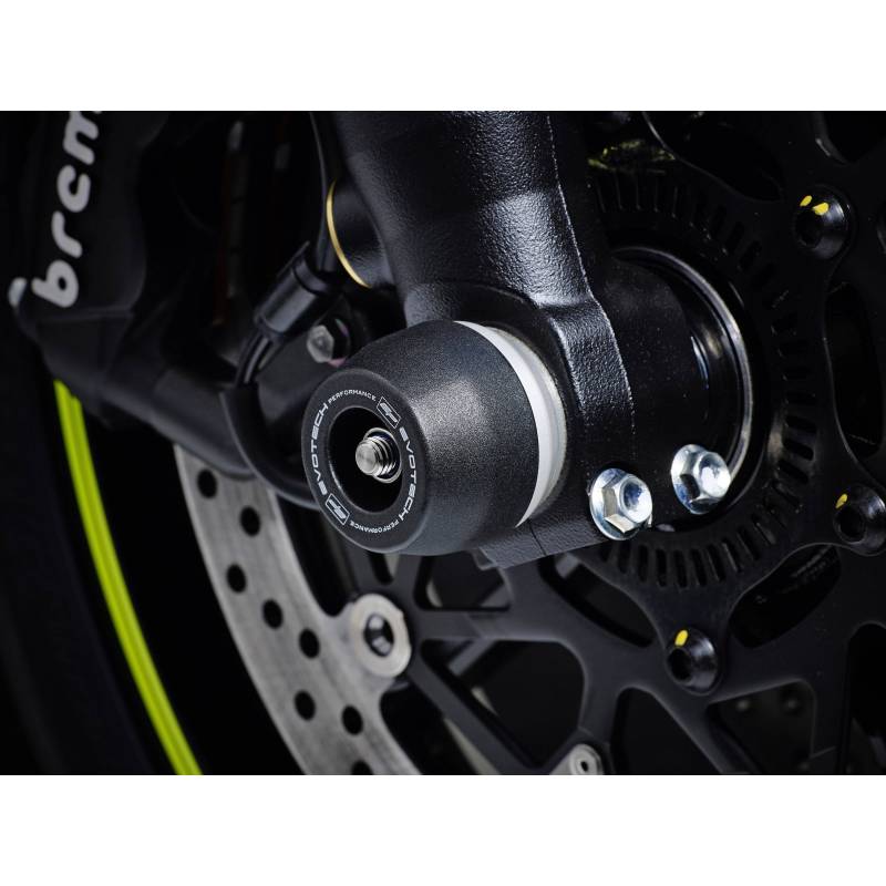 PRN012578-03 Front Spindle Bobbins - Suzuki GSX-S750 (2017+) 5056316606295 Evotech-performance