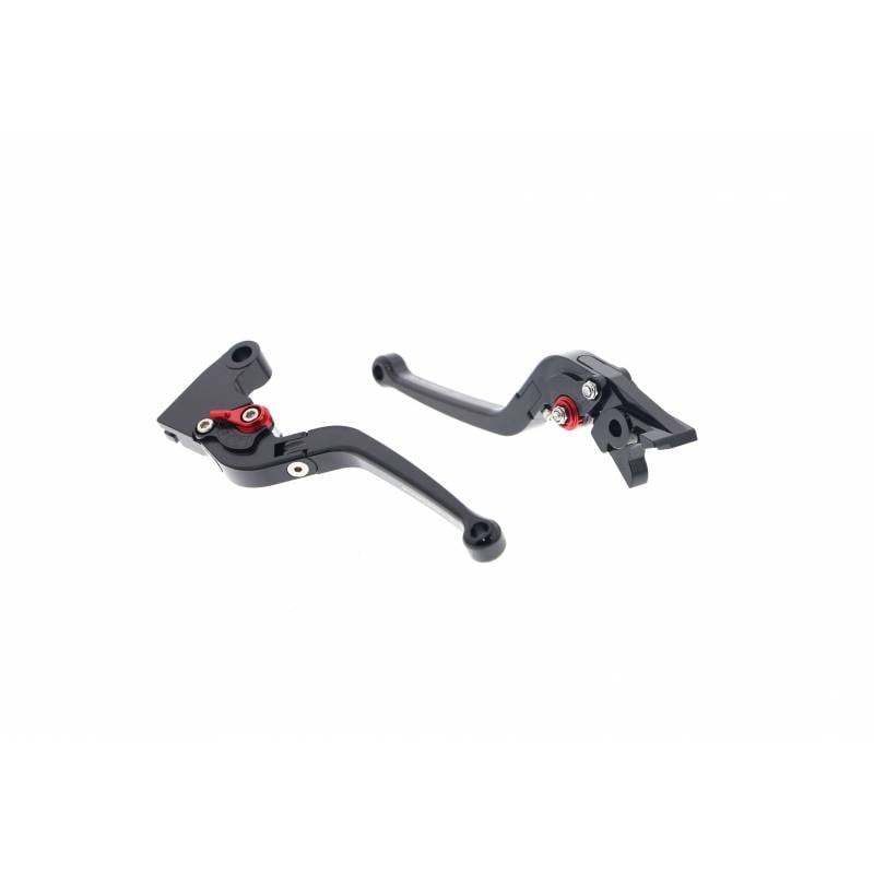 PRN002451-004289-12 Triumph Bonneville T120 Black Folding Clutch and Brake Lever set 2016+