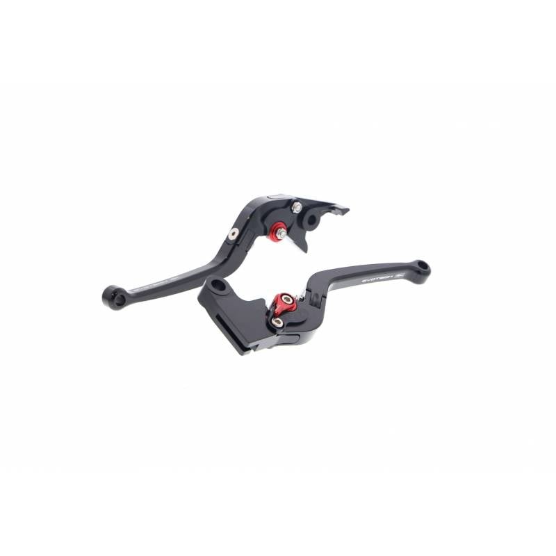 PRN002451-004289-12 Triumph Bonneville T120 Black Folding Clutch and Brake Lever set 2016+