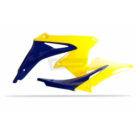 Convogliatori radiatori SUZUKI RMZ 450 2008-2017 Blu/Giallo rm01