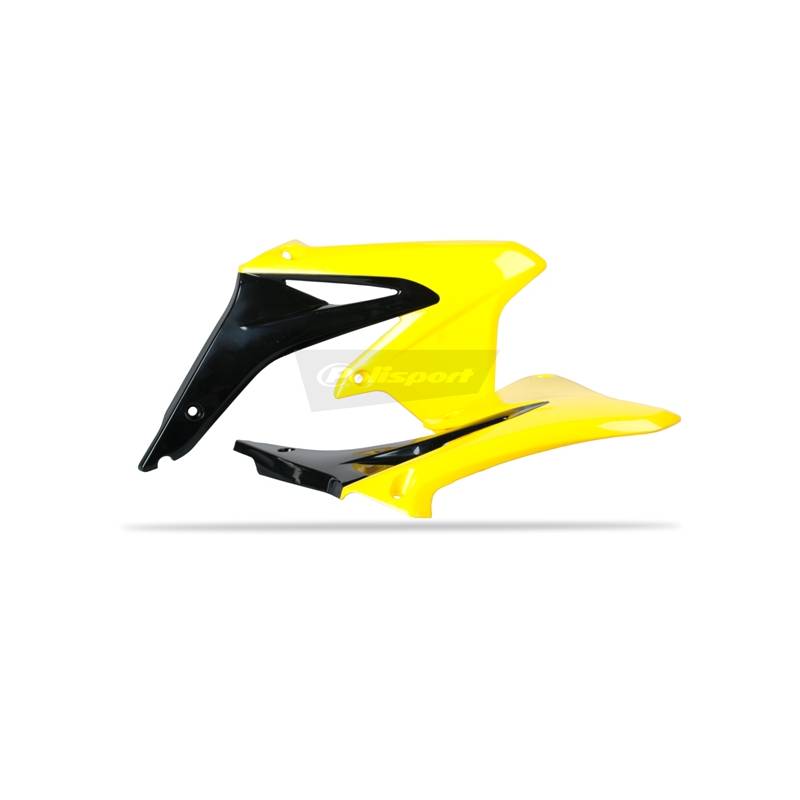 Convogliatori radiatori SUZUKI RMZ 450 2008-2017 Nero/Giallo rm01